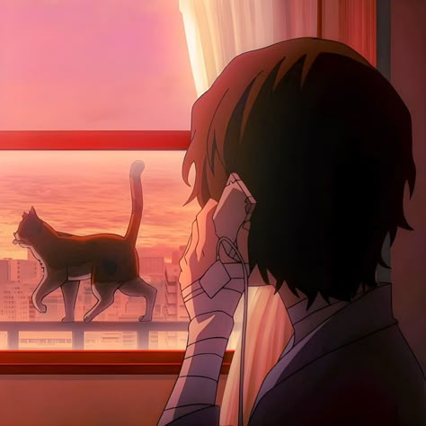 Dazai Osamu Anime, Osamu Dazai, Dog Icon, Dazai Bungou Stray Dogs, Ghibli Movies, Dazai Osamu, Anime Screenshots, Bongou Stray Dogs, Stray Dogs Anime