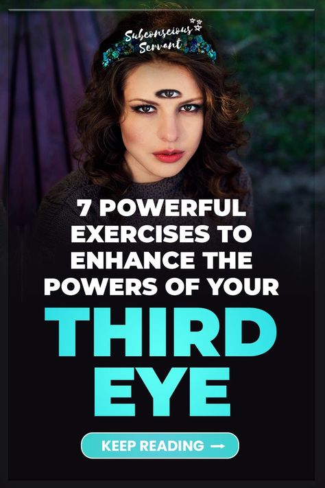 The third eye is a powerful tool that can enhance our abilities. In this article, we'll explore seven exercises that can help us tap into the power of our third eye. Read and learn how to improve your concentration, focus, and intuition. After reading this, you'll be able to take your spiritual practice to the next level. Spiritual Routine, Third Eye Meditation, Third Eye Awakening, Dream Word, Spiritual Eyes, Third Eye Opening, Eye Exercises, Energy Healing Spirituality, The Third Eye