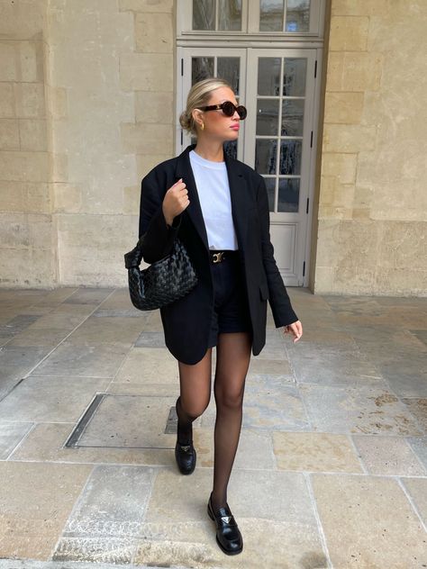 Black Blazer Outfit, Short Noir, Blazer Outfits, Casual Winter Outfits, Autumn Outfit, Outfit Inspo Fall, Professional Outfits, Business Casual Outfits, Black Blazer