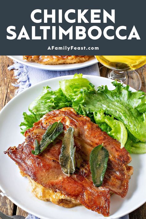 Chicken Saltimbocca Recipe, Saltimbocca Recipe, Chicken Saltimbocca, Chicken Melts, Family Dinner Night, Duck Recipes, Savory Appetizer, Family Feast, Green Smoothies