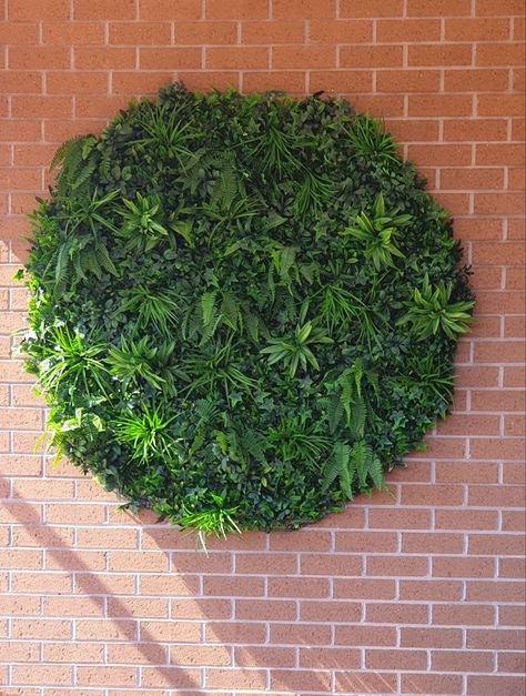 Fake Plant Wall Outdoor, Ikea Artificial Plant Wall, Green Fake Plant Wall, Artificial Foliage Wall Garden, Greenery Wall Pots & Planters, Diy Projects For Couples, Retaining Wall Blocks, Artificial Hedges, Alfresco Dining Area