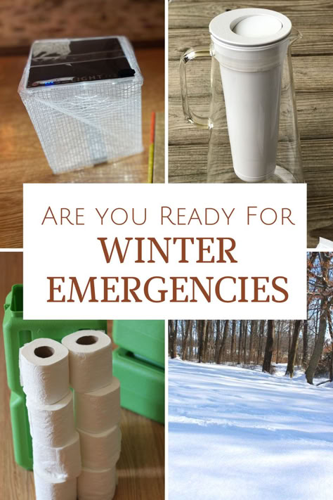 Cold weather is here and now is the time to make sure we are ready for winter emergencies. Most of us have enough food in our cabinets that we could survive a few days of weather issues, but many people just don’t think they will have to worry about being ready for any emergencies. Here are a few basic things we all need to do now to make sure we are prepared for what can come in the next few months. AD Winter Prepper List, Preparing For Cold Weather, Cold Weather Preparation Tips, Prepping For Winter, How To Prepare For Power Outage Winter, Winter Weather Preparedness, Preparing For Winter, Winter Power Outage, Snow Storm Preparation