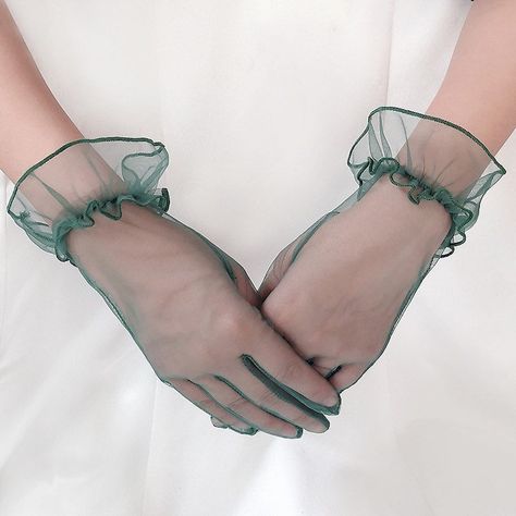 Sheer Gloves, Mesh Gloves, Minako Aino, Tea Party Wedding, Sailor Jupiter, Sailor Venus, Lace Gloves, Elegante Casual, Dress Gloves