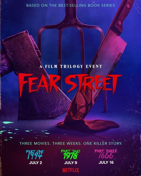 Sarah Fier, Fear Street 1994, Demogorgon Stranger Things, Fear Street Trilogy, What Is Fear, Netflix Horror, Fear Street, Horror Posters, Original Movie Posters