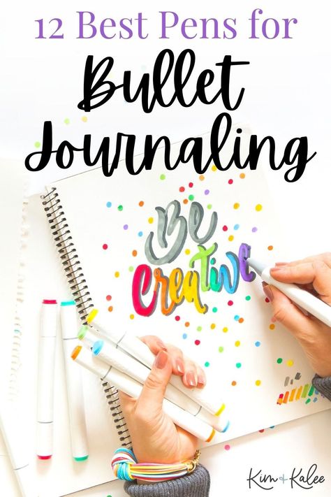 We've found the best bullet journal pens that are high-quality and at an affordable price! We provide a mix of beautiful colors and pen tips. Bullet Journal Pens, Best Bullet Journal Pens, Pens For Bullet Journaling, Journal Pens, Paper Mate Flair, Tombow Fudenosuke, Fine Point Pens, Beautiful Lettering, Pen Collection