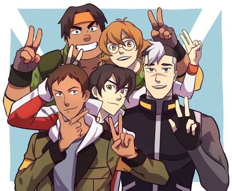 Team Voltron Selfie | Voltron Legendary Defender | Fan Art Reverse Trap, Shiro Keith, Hunk Voltron, Pidge Gunderson, Voltron Lance, Team Voltron, Lance Voltron, Keith Voltron, Takashi Shirogane