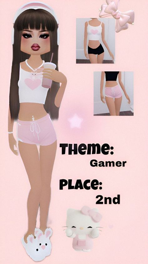 Dti Roblox Outfit Gamer, Gamer Dti Outfit, Gamer Outfit Dress To Impress, Gamer Dress To Impress Outfit, Coquette Games, Dress To Impress Gamer, Gamer Outfit, Movie Star Dress, Pool Party Dresses