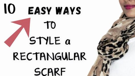 This is a tutorial on easy ways to wear a rectangular scarf around the neck.Please check out my youtube video for more 💕😍 . #fall #fallstyle #scarf #wearascarf #scarftutorial #leopardprint#howtostyle #howtowearascarf #aroundtheneck #fallscarves #howtotieascarf #rectangularscarf #style #fashion #styling Style A Scarf, Ways To Tie A Scarf, Tie A Scarf, Wear A Scarf, Scarf Tutorial, Ways To Wear A Scarf, How To Wear A Scarf, Fall Scarves, Scarf Tying