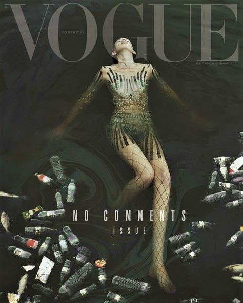 Kerrigan Clark Poses in a Fishy Eco Story for Vogue Portugal — Anne of Carversville Vogue Photography, Vogue Portugal, Vogue Magazine Covers, Dylan Sprouse, Vogue Spain, Fashion Cover, Vogue Covers, Vogue Magazine, Create Image