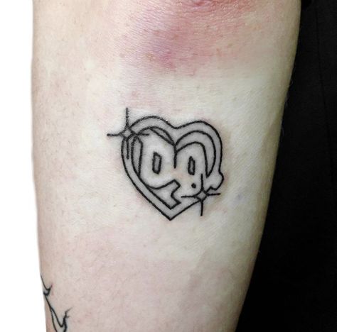 Drain Gang Tattoo, Gang Tattoo Ideas, Gang Tattoos, Drain Gang, Stick And Poke, Tat Ideas, Black Ink Tattoos, Symbolic Tattoos, Piercing Tattoo