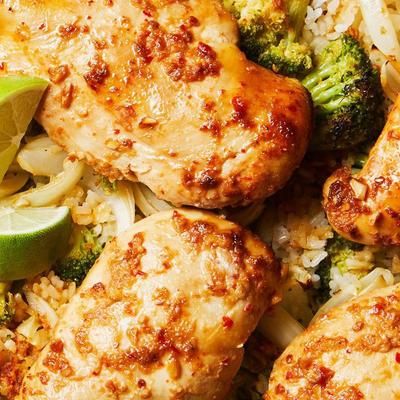 This delicious spicy chicken... - Better Homes & Gardens Freezer Casseroles, Chicken With Broccoli, Chicken And Broccoli, Baked Casserole, Broccoli Recipes, Chicken Broccoli, Easy Casserole, Chicken Casserole, Weeknight Dinners