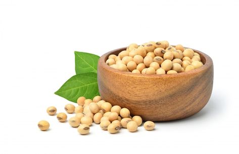 Photo soybean seeds in wooden bowl with ... | Premium Photo #Freepik #photo #soybean #soy-bean #soya-bean #soy Soy Beans, Soya Bean, Wooden Bowl, Food Staples, Wooden Bowls, Premium Photo, Green Leaves, Dog Food Recipes, Food Animals