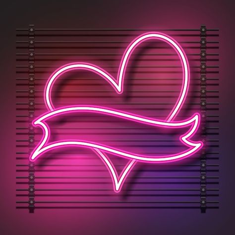 Love neon sign. love neon sign pink. hea... | Premium Vector #Freepik #vector #pink-banner #heart-frame #light-frame #love-frame Logo Design Ideas Graphics, Heart Neon Light, Neon Pink Heart, Love Logo Design, Best Photography Logo, Pink Neon Wallpaper, Heart Neon Sign, Pink Neon Lights, Frame Love