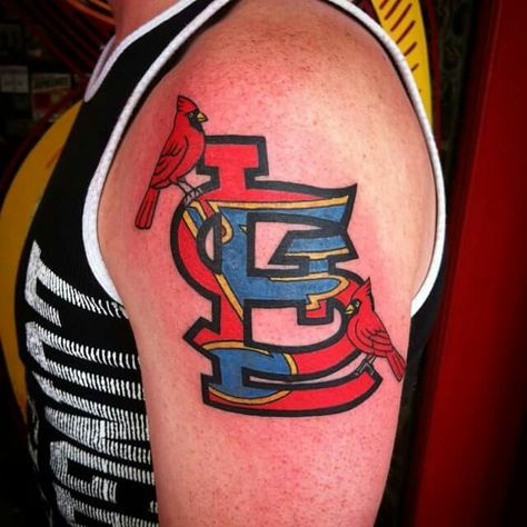 Stl St Louis Cardinals Tattoo, Cardinals Tattoo, Mashup Tattoo, Dave Tattoo, St Louis Blues Logo, Clock Tattoo Sleeve, Baseball Tattoos, Mens Tattoos, Bohemian Tattoo