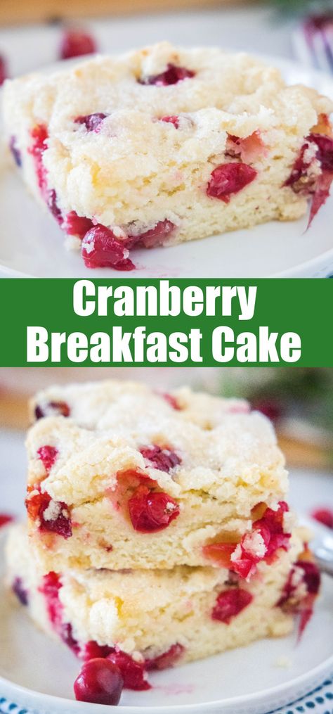 Cranberry Oatmeal Bake Breakfast, Fresh Cranberry Breakfast Recipes, Cranberry Breakfast Cake, Cranberry Breakfast Recipes, Cranberry Breakfast, Adorable Desserts, Cranberry Christmas Cake, Dessert Breads, Winter Breakfast