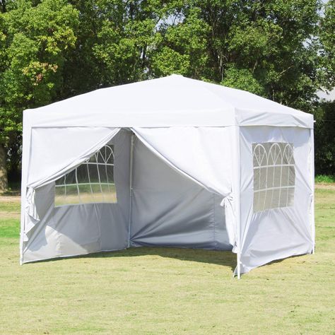 Free 2-day shipping. Buy Clearance!Outdoor Party Tent with 4 Side Walls, 10' x 10' Heavy Duty Gazebo Tent for Outside, Portable Sunshade Shelter Folding Gazebo Canopy, Waterproof Outdoor Gazebo Tent for Wedding, I7413 at Walmart.com Outdoor Party Tent, Portable Shade, Backyard Tent, Portable Canopy, Burning Sun, Camping Canopy, Instant Tent, Canopy Tent Outdoor, Outdoor Gazebo