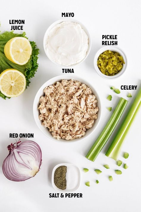 Simple Tuna Recipes, How To Make Tuna Salad, The Best Tuna Salad, Tuna Salad Sandwich Recipe, Healthy Tuna Recipes, Salad Options, Tuna Fish Sandwich, Best Tuna Salad Recipe, Classic Tuna Salad