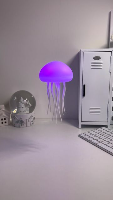 The Jellyfel Official on Instagram: "Forever my favorite lamp😭🪼🫶

#roomdecor #decor #room #lamp #aesthetic #jellyfish #ocean #nightlights #cute #home #lights #foryou" Jelly Fish Lava Lamp, Room Lamp Aesthetic, Jellyfish Room, Jelly Fish Lamp, Aesthetic Jellyfish, Lamp Aesthetic, Home Lights, Jellyfish Lamp, Fish Lamp