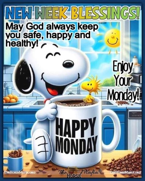 Chris Hall Snoopy Morning, Snoopy Good Morning, Morning Quotes Monday, New Week Quotes, Day And Night Quotes, Funny Good Morning Messages, Happy Monday Quotes, Good Morning Snoopy, Good Morning Monday