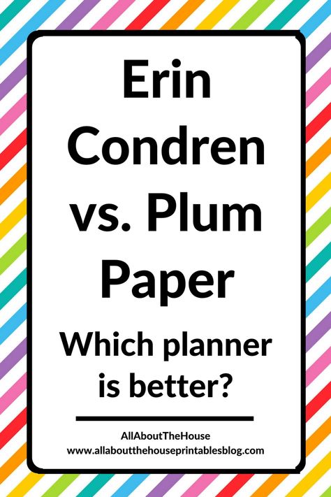 erin condren versus plum paper which planner is better cheaper alternatives to erin condren comparison horizontal vertical hourl 52 Weeks Challenge, Best Self Journal, Living Well Planner, Franklin Planner, College Teacher, Simplified Planner, Planner Review, Dream Classroom, Plum Planner