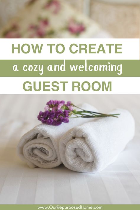 Make Guests Feel At Home, Guest Room Preparation, Guest Bedroom Accessories, Turndown Service Ideas Guest Rooms, How To Make Guests Feel Welcome, Bed And Breakfast Ideas Guest Rooms, Guest Room Cozy, Guest Room Idea, Coastal Guest Room