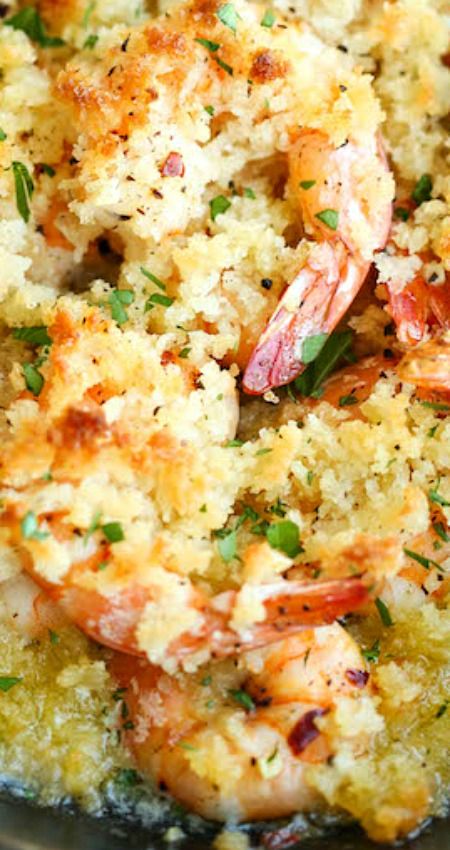 Baked Shrimp Scampi Recipe, Baked Stuffed Shrimp, Shrimp Pasta Recipes Easy, Best Shrimp Recipes, Seafood Dish Recipes, Baked Shrimp Scampi, Cooked Shrimp, Shrimp Scampi Recipe, Seafood Entrees