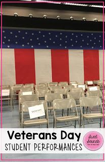 Elementary Veterans Day Program, Veterans Day Program Ideas Elementary, Veterans Day Music Program, Veterans Bulletin Board Ideas, Veterans Day Ideas For School, Veterans Day Assembly Ideas, Veterans Day Program Decorations, Veterans Day Programs Elementary School, Veterans Day Ceremony Ideas