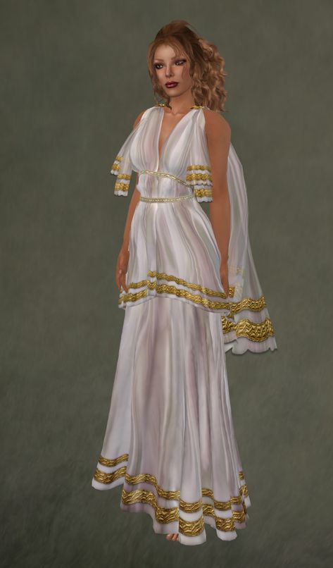 Hera | Hera Toga by Caverna Obscura Clothes The Sims 4, Of Outfits, New Release, The Sims 4, The Sims, Sims 4, Floor Length, Color Variations, Long Sleeve Dress