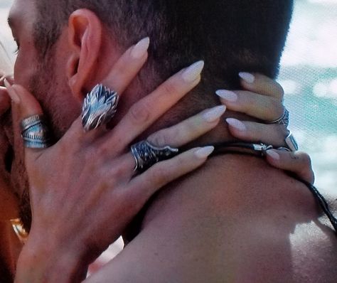 Adrielle's Manicure, Tidelands Tidelands Series, Tidelands Outfits, Tidelands Aesthetic, Finding Style, Siren Aesthetic, District 4, Dark Rings, Henna Hair, Sea Witch