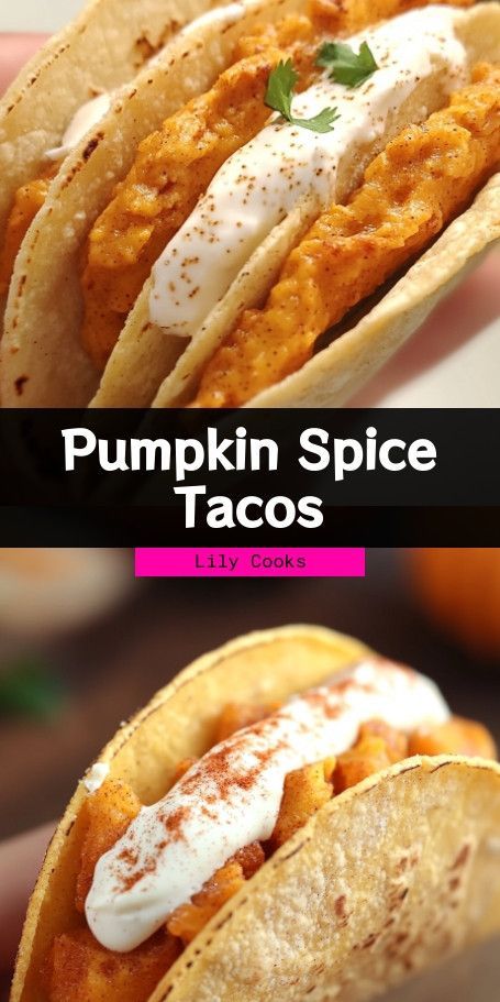 Pumpkin Spice Tacos with Maple Whipped Cream Recipe - A delightful fall dessert with warm pumpkin filling, aromatic spices, and silky whipped cream. Enjoy the ultimate autumn treat! #PumpkinSpice #FallDesserts #TacoTwist #MapleWhippedCream #AutumnTreats #FallBaking Maple Whipped Cream Recipe, Maple Whipped Cream, Dessert Taco, Whipped Cream Recipe, Welcome Autumn, Soft Tacos, Spiced Pumpkin, Fall Dessert, Delicious Pumpkin