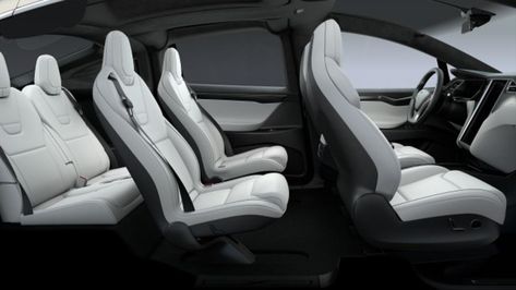 Tesla Model X interior design Tesla Model X Interior, Tesla Suv, Volvo Suv, White Suv, Luxury Crossovers, New Tesla, Suv Models, Jaguar Models, Tesla Roadster