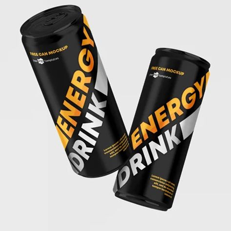 Free Energy Drink Can Mockup Set Template Energy Drink Label Design, Can Mockup, Free Mockup Templates, Free Energy, Energy Drink, Mockup Templates, Free Mockup, Mockup Psd, Free Psd