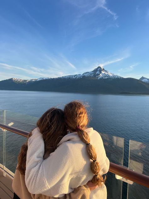 #alaskancruise #mountains #aesthetic #travel Alaska Travel Aesthetic, Alaskan Cruise Aesthetic, Alaska Cruise Aesthetic, Alaska Aesthetic, Cruise Aesthetic, Mountains Aesthetic, Alaskan Cruise, Alaska Cruise, Alaska Travel