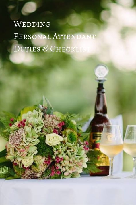 As a bride to be, you may be asking "Do I need a Personal Attendant for my wedding?" We say "YES!". The Personal Attendant can make your day as a Bride so much more enjoyable. Your Personal Attendant can actually become the personal assistant you couldn't have done without! Here's our list of duties and checklists that describe what you and your personal attendant need to know. Wedding Personal Attendant Duties, Bridal Attendant Duties, Personal Attendant Duties, Wedding Personal Attendant, Wedding Assistant, Personal Attendant, Bridal Attendant, Wedding Day Checklist, Holly Wedding