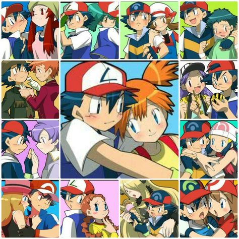 Pokemon Ash Harem, Ash Ketchum Harem, Ash Harem, Pokemon Ash And Misty, Pokemon Ash Ketchum, Pokemon Wiki, Pokémon Heroes, Pokemon Tv, Ash And Misty