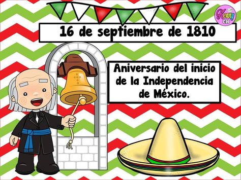 Fantásticos diseños de las efemérides del mes de septiembre con biografía de los personajes de la independencia de México | Material Educativo Mexican Independence Day, Mexican Independence, English For Beginners, Mexico Culture, School Materials, School Quotes, Bullet Journal Doodles, Journal Doodles, Mexican Style