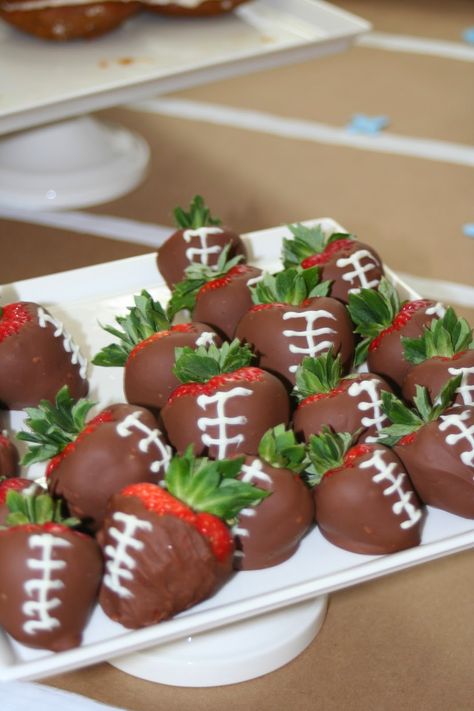 Football Baby Shower Theme, Sports Baby Shower Theme, Football Baby Shower, Sports Baby Shower, Boys First Birthday Party Ideas, Football Snacks, Football Birthday Party, Football Tailgate, Football Party Food