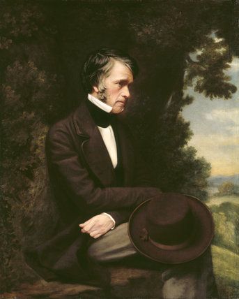 Portrait of Thomas Carlyle by Robert Tait, English School 19th century, post-conservation at Carlyle's House (CAR/P/46) Thomas Carlyle, National Trust, High Quality Art Prints, 19th Century, Historical Figures, Books, Art