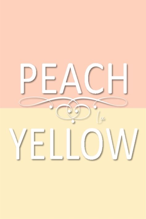 Peach Colour Combinations, Colour Shade Card, Peach Color Palettes, Yellow Color Combinations, Wall Color Combination, Yellow Palette, Peach Palette, Colour Combinations Fashion, Peach Aesthetic