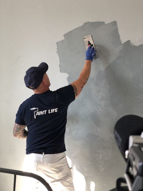 Getting the venetian plaster effect using Dulux Concrete effects is simple and easy to do. Venetian Plaster Walls, Concrete Finish, Venetian Plaster, The Venetian, Men Beach, Concrete Decor, Beach Photos, You Think, The Incredibles