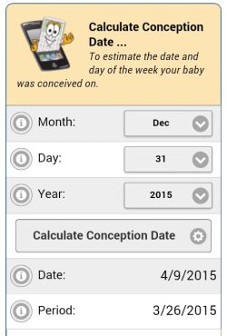 Conception Date Calculator Conception Calculator, Conception Calendar, Due Date Calculator, Conception Date, Age Calculator, Pregnancy Calculator, Healthy Pregnancy Tips, Sperm Donor, Baby Due Date