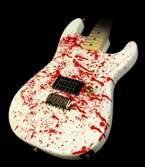 Uk Icon, Instruments Art, Blood Splatter, Electric Guitar Design, Guitar Obsession, Guitar Painting, Unique Guitars, Cool Electric Guitars, Guitars For Sale