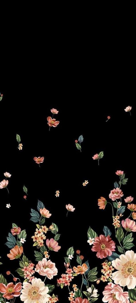 Dark Floral Aesthetic Wallpaper, Indian Asthetics Wallpaper, Dark Flower Background, Floral Lockscreen, Goth Aesthetic Wallpaper, Iphone Wallpaper Stars, Black Flowers Wallpaper, Black Floral Wallpaper, Wallpaper Backgrounds Dark