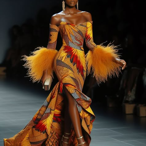 African Haute Couture, Ankara Dress Designs, African Fashion Week, African Prom Dresses, Girls Dress Outfits, African Wear Dresses, African Inspired Clothing, African Fashion Modern, African Traditional Dresses