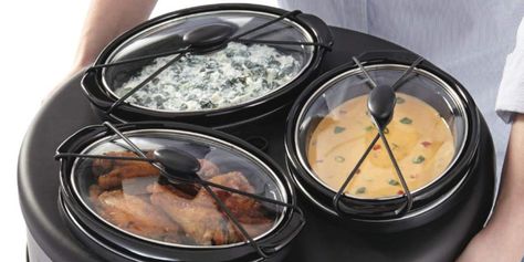 Triple Slow Cooker, Slow Cooker Ideas, Beer Chili, A Balanced Meal, Baked Potato Casserole, Stoneware Crocks, Buffet Server, Dinner Guests, Keep Food Warm