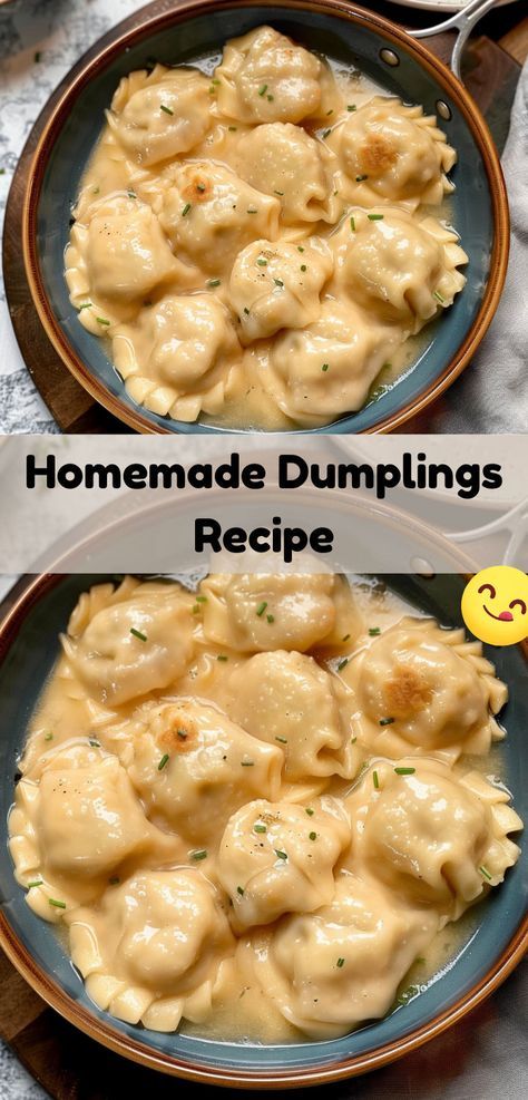 Make tasty homemade dumplings with this easy recipe. Perfect for satisfying your cravings anytime! Russian Dumplings Recipe, Homemade Dumplings Dough, Recipes Dumplings, Asian Dumpling Recipe, Easy Chicken Dumpling Recipes, Homemade Dumplings Recipe, Asian Dumplings, Chicken Dumplings Recipe, Best Mac N Cheese Recipe