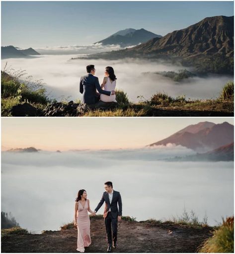 Prewedding Photography Mountain, Bali Engagement Photoshoot, Bali Wedding Photoshoot, Bali Pre Wedding Shoot, Bali Prewedding Photography, Bali Beach Prewedding, Bali Prewedding, Lembongan Island, Bali Cliff Wedding