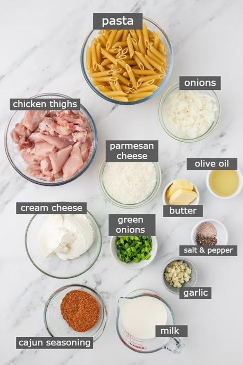 Creamy Cajun Chicken Pasta Cajun Chicken Pasta Cream Cheese, Pasta Cajun Chicken, How To Make Cajun Pasta, Cajun Chicken Pasta Without Heavy Cream, Simple Cajun Pasta, Cajun Chicken Pasta Videos, Easy Cajun Alfredo Sauce, Cream Chicken Pasta Recipes, Chicken Pasta Recipes Without Cream