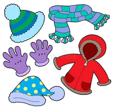 Winter clothes collection. Vector illustration , #SPONSORED, #clothes, #Winter, #collection, #illustration, #Vector #ad Winter Season Clothes, Winter Season Images, Weather Activities Preschool, All About Me Preschool, Winter Pins, Winter Clipart, Weather Activities, Winter Images, English Activities