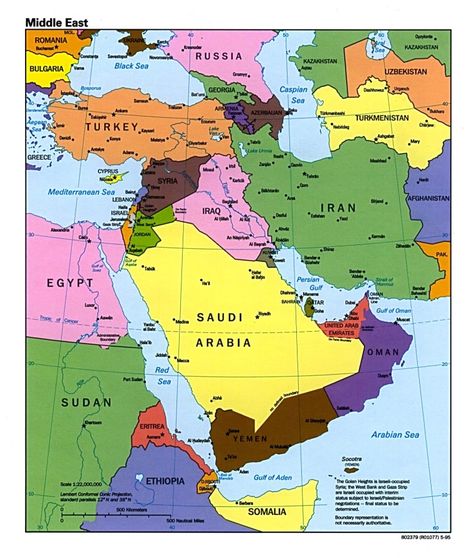 middle-east-mapdiscerningthetimes1 Central Asia Map, Muscat City, Dubai Map, Middle East Map, Map Quiz, Sea Map, Geography Map, Asia Map, Jordan Travel